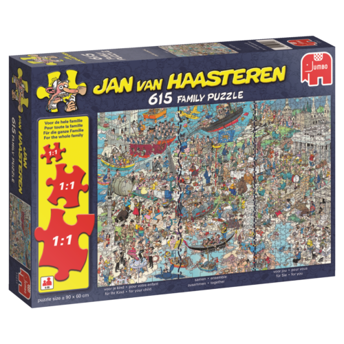 Jan van Haasteren Verenigd Europa (Familiepuzzel)