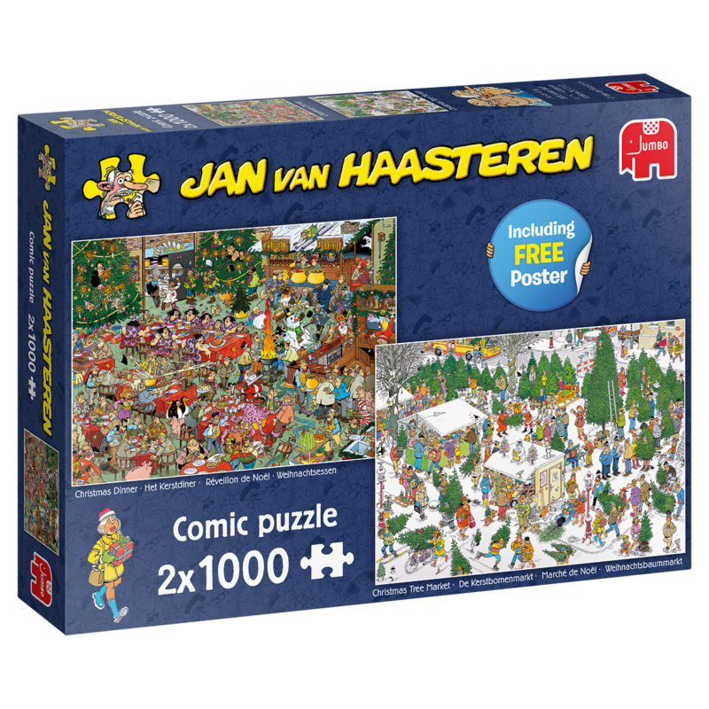 Jan van Haasteren Kerstcadeautjes 2in1 Excl cadeautje