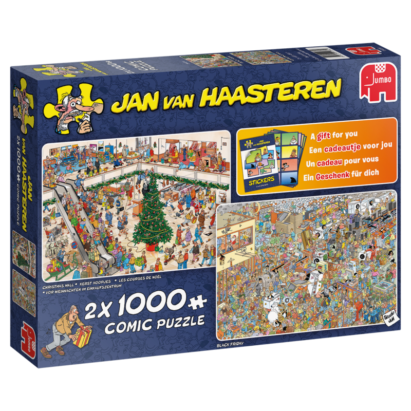 Jan van Haasteren Kerstkoopjes 2in1 Incl Cadeautje