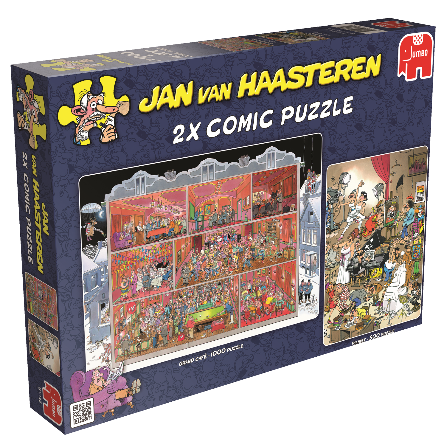 Jan van Haasteren Grand Cafe & The Pianist 2in1