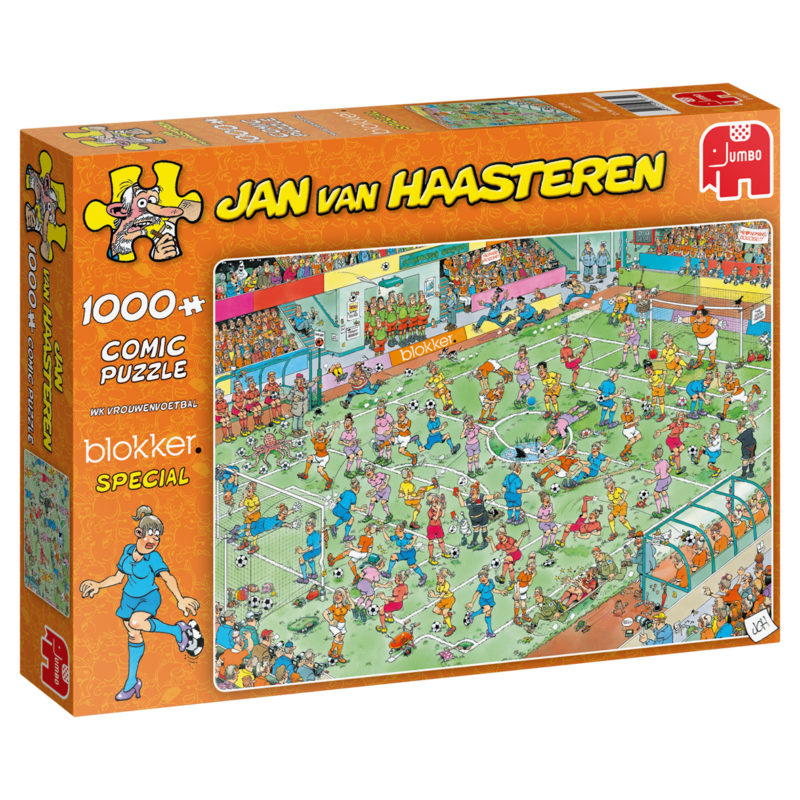 Jan van Haasteren WK Vrouwen Voetbal (Blokker - oranje doos)