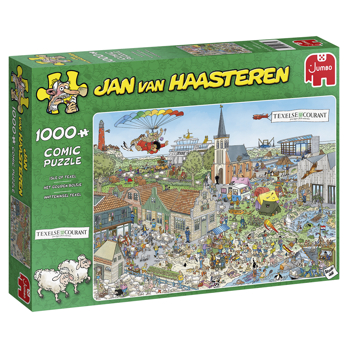 Jan van Haasteren Rondje Texel (Texelse Courant - groene doos)