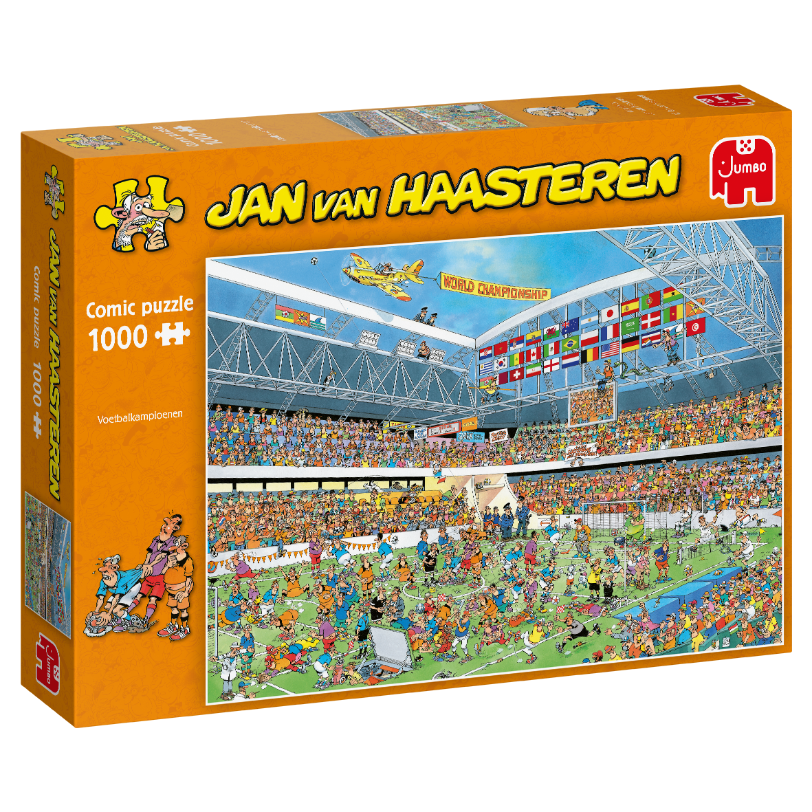 Nadeel Baleinwalvis Klant Jan van Haasteren – Voetbalkampioenen – 1000 stukjes - Jan van Haasteren