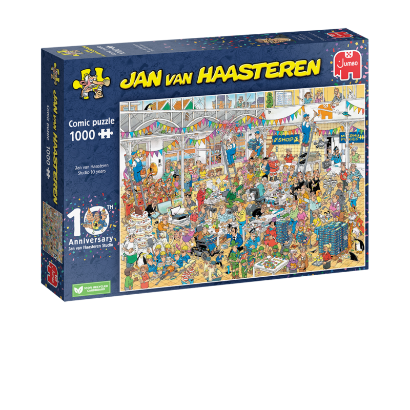 Jan van Haasteren – 10 jaar studio – 1000 stukjes