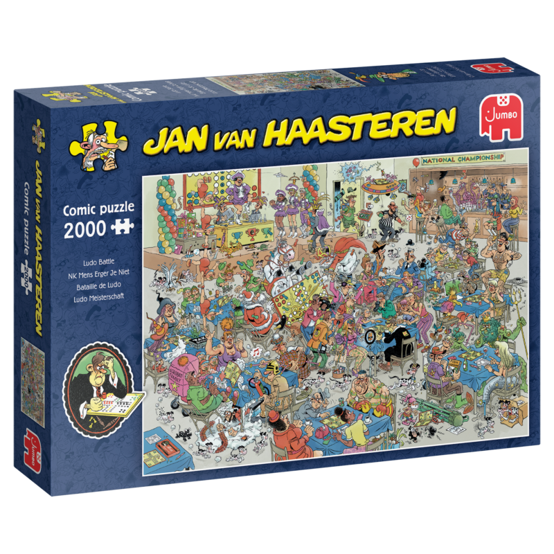 Jan van Haasteren - NK Mens Erger Je Niet - 2000 stukjes