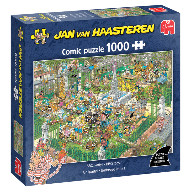 Jan van Haasteren - BBQ Feest! - 1000 stukjes