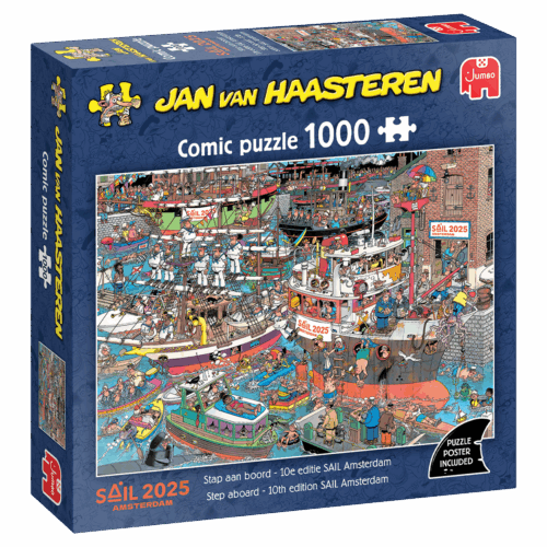 Jan van Haasteren - Stap aan boord - 10e editie SAIL Amsterdam - 1000 stukjes