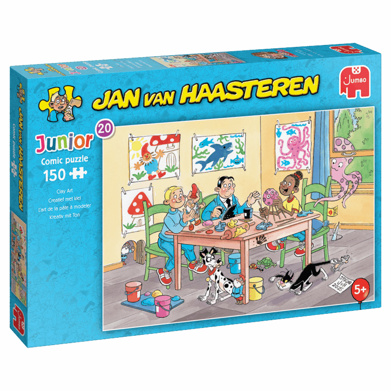 Jan van Haasteren Junior - Creatief met klei - 150 stukjes