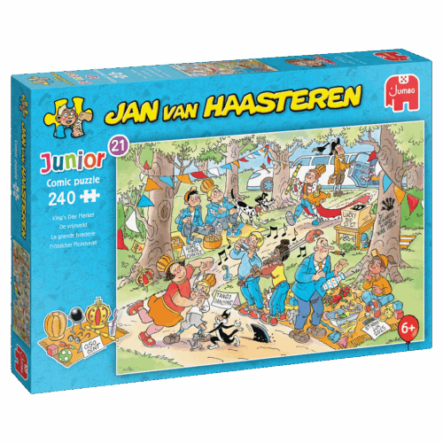 Jan van Haasteren Junior - De vrijmarkt - 240 stukjes