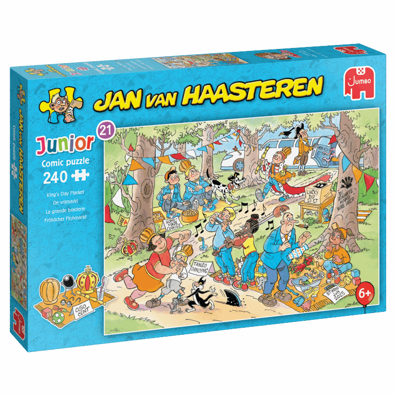 Jan van Haasteren Junior - De vrijmarkt - 240 stukjes