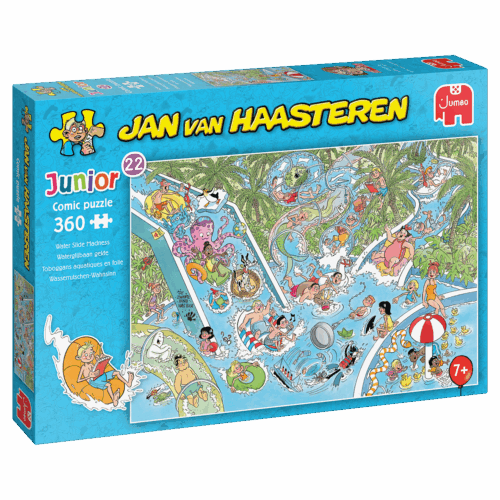 Jan van Haasteren Junior - Waterglijbaan gekte - 360 stukjes