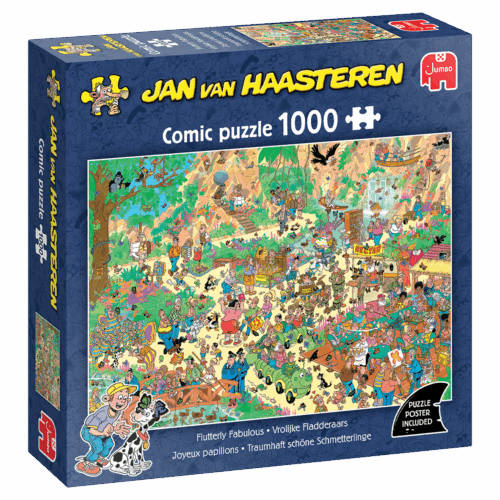 Jan van Haasteren - Vrolijke Fladderaars - 1000 stukjes